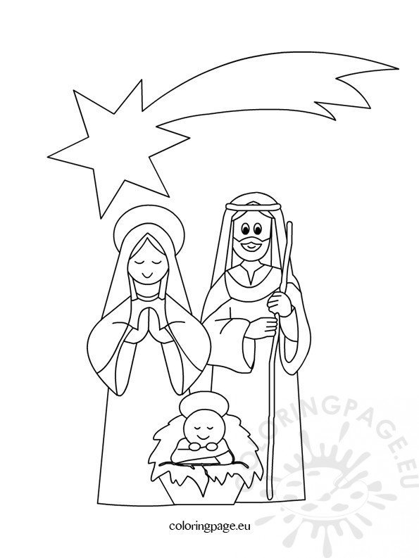nativity animal coloring pages - photo #31