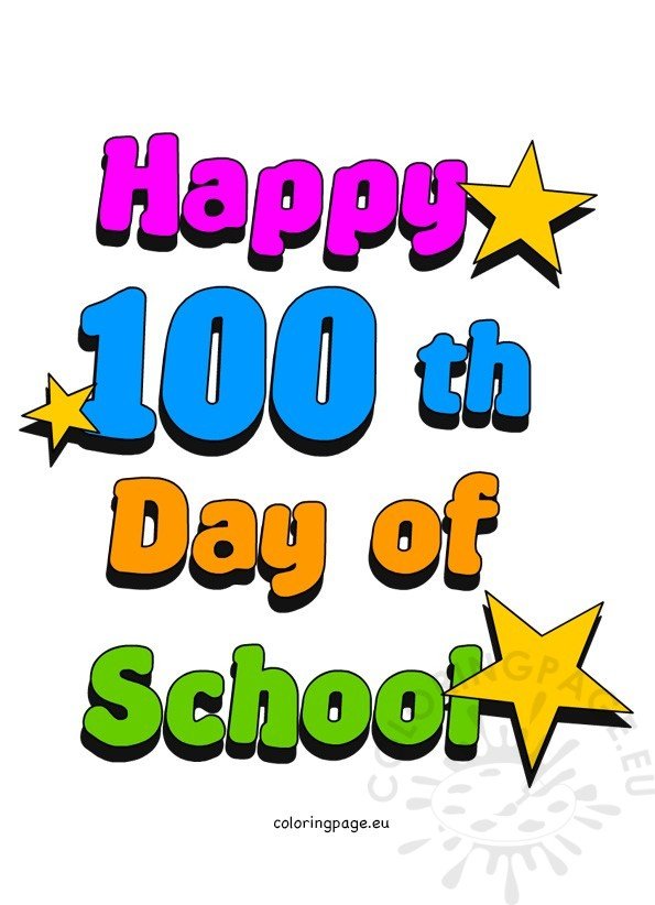 free clipart 100th day of school - photo #4