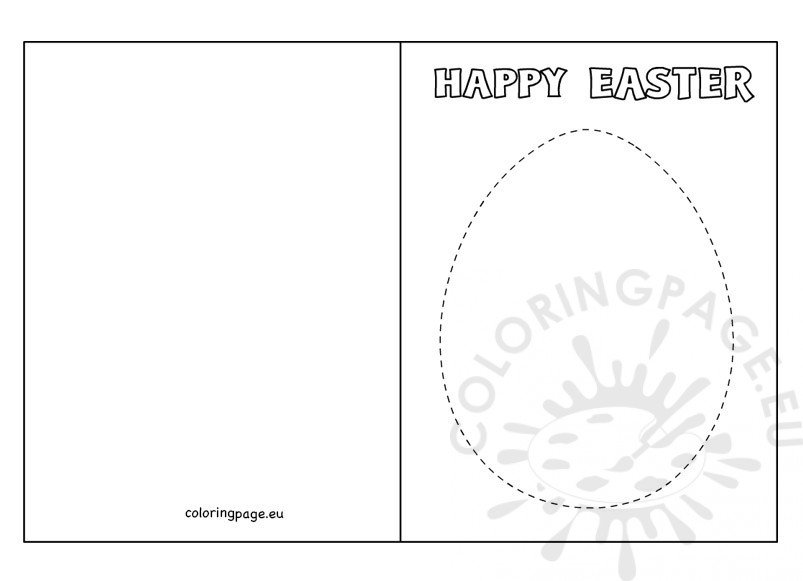 easter card coloring pages - photo #13