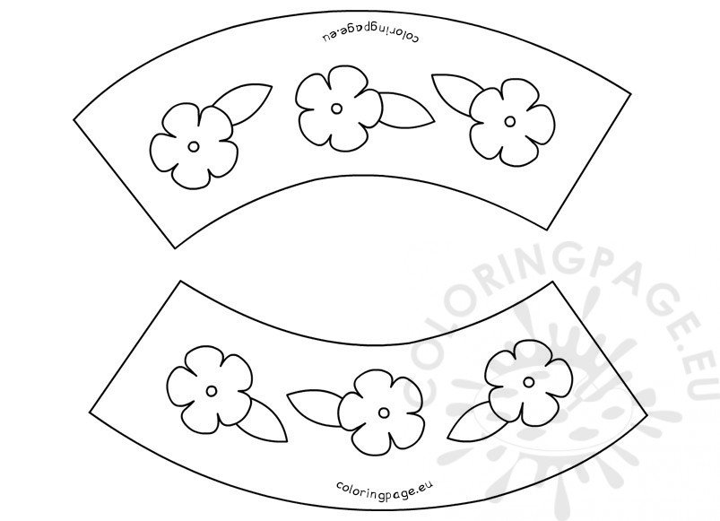 Easter egg holders template Coloring Page