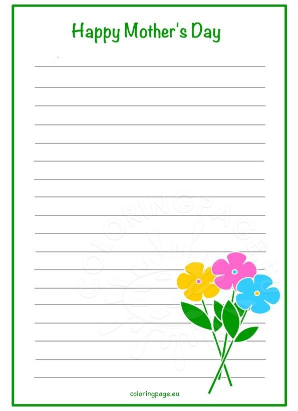 Mother S Day Printable Paper Get What You Need For Free
