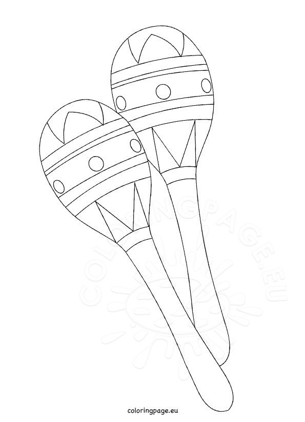 maraca coloring pages - photo #16