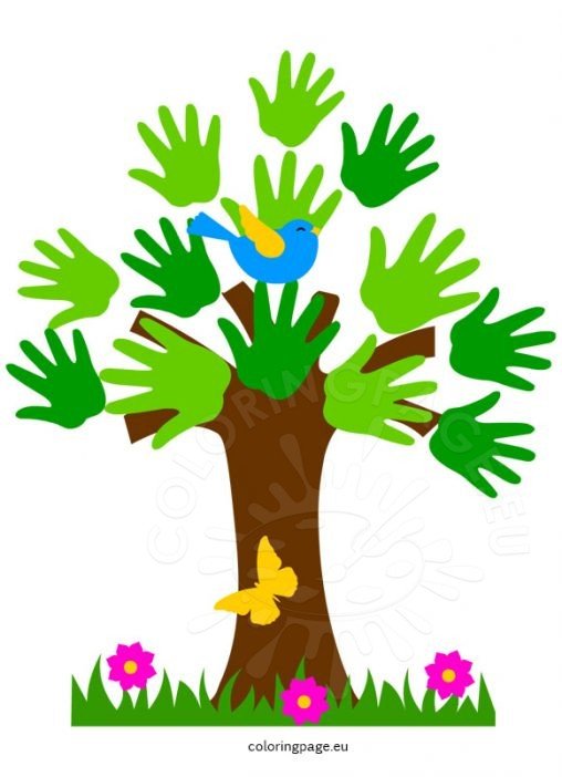 clipart tree hands - photo #26