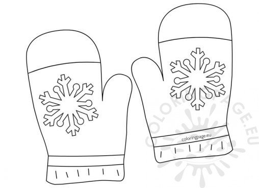Winter - Coloring Page