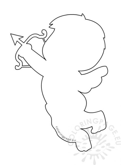 Cupid With Arrow Pages Coloring Pages