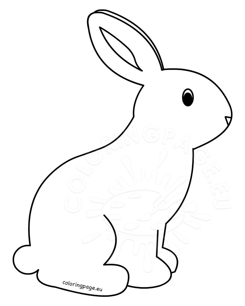 rabbit coloring pages for kids - photo #31