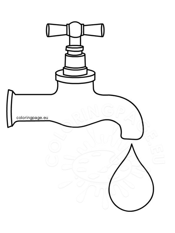 tap water coloring pages - photo #33