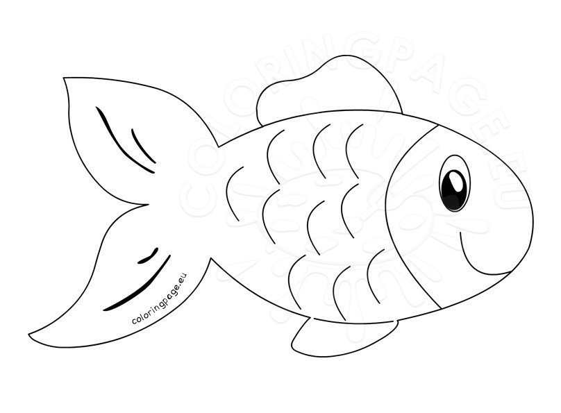 fish clipart to color - photo #15