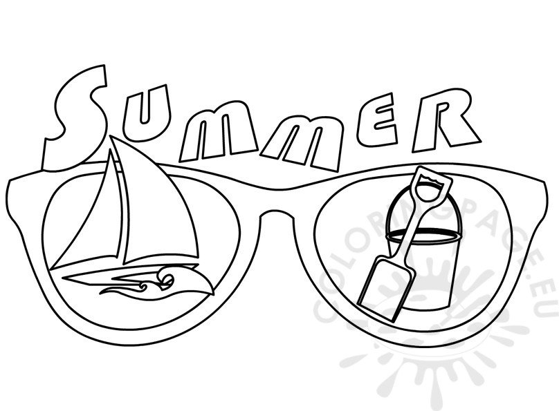 Summer colouring pages for kids - Coloring Page
