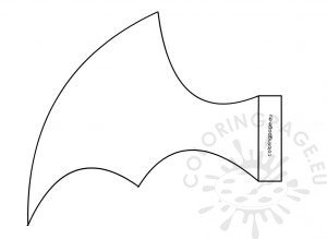 Large bat wing pattern DIY bat wings – Coloring Page