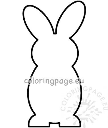 Large Easter Bunny Pattern Printable – Coloring Page
