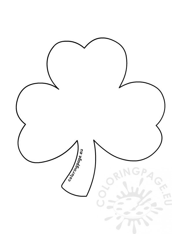 Shamrock coloring page printable – Coloring Page