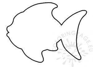 Printable Fish Pattern Template Coloring Page Printable Fish Pattern Template Coloring Page