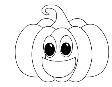 Orange Pumpkin Vegetables printable – Coloring Page