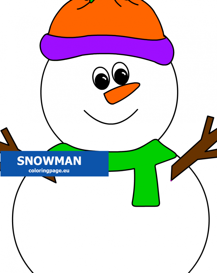 snowman hat and scarf