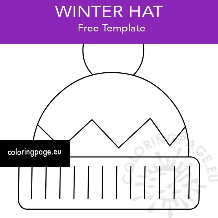 Printable Winter Hat Template Printable World Holiday