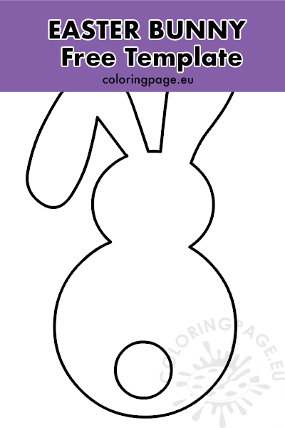Printable Easter Bunny Template Pdf