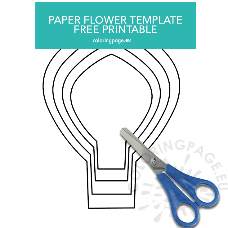 Free printable paper flower templates