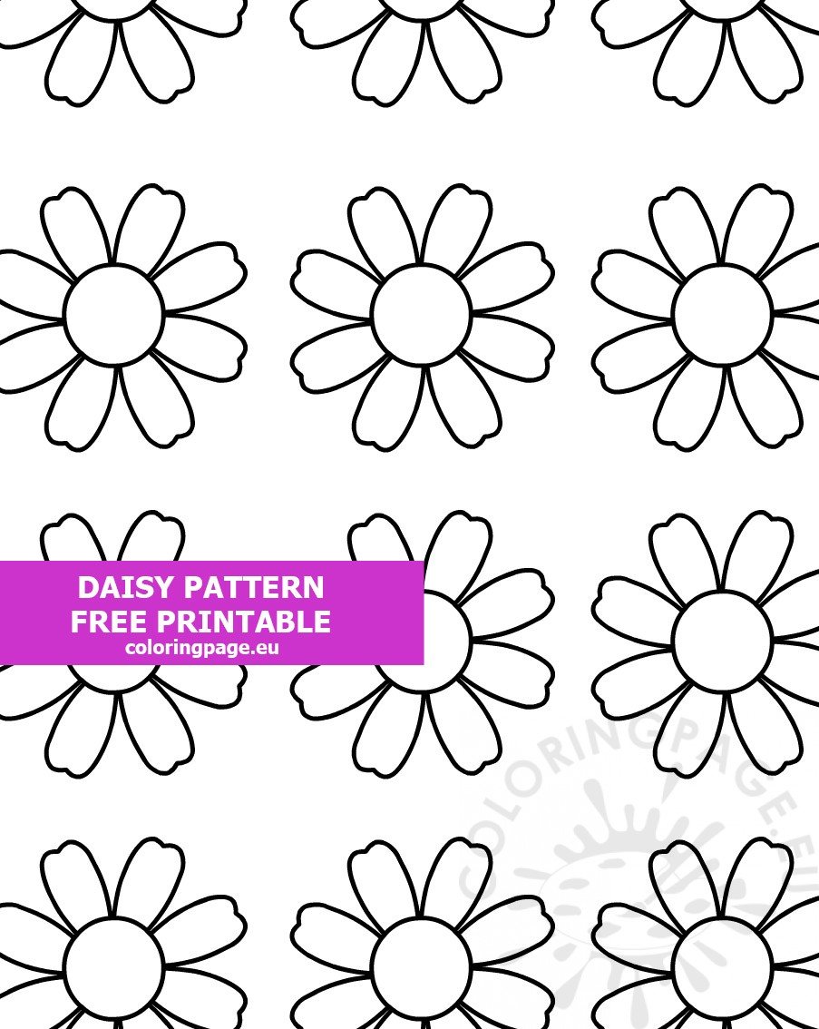 daisy-pattern-free-printable-coloring-page