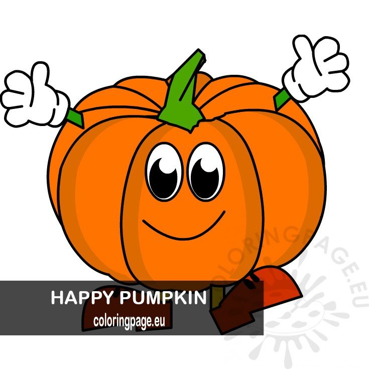 Printable Colored Pumpkins