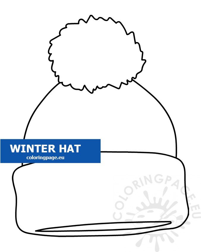 winter-pom-pom-hat-outline-coloring-page