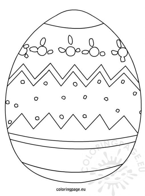 Easter Egg - Kids Activities | Coloring Page