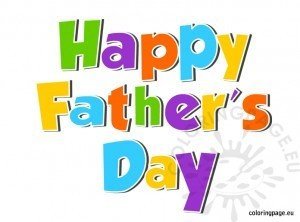 Happy Father's Day | Coloring Page