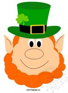 St. Patrick’s Day Leprechaun – Coloring Page