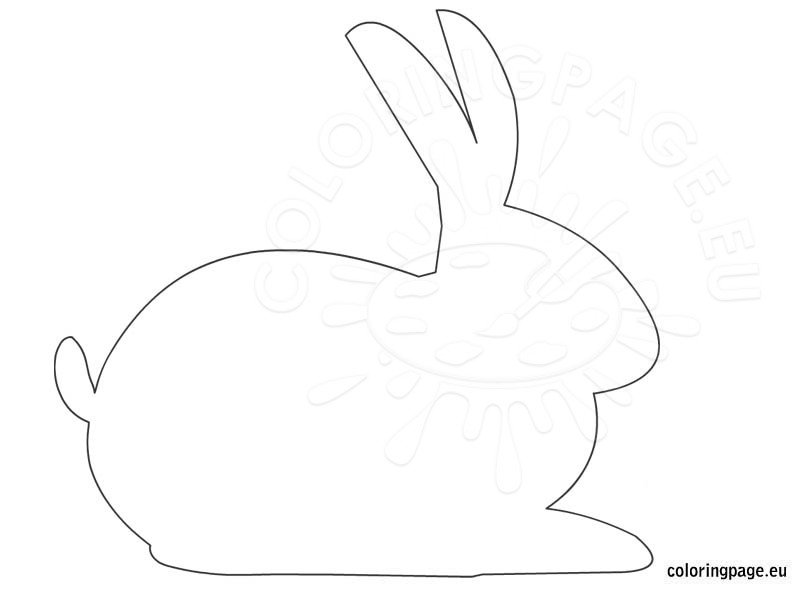 Easter - Rabbit shape