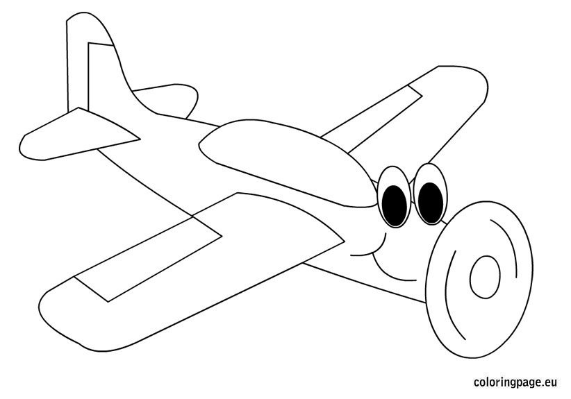airplane-coloring-page