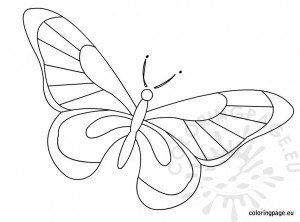 Butterfly – Free coloring page – Coloring Page