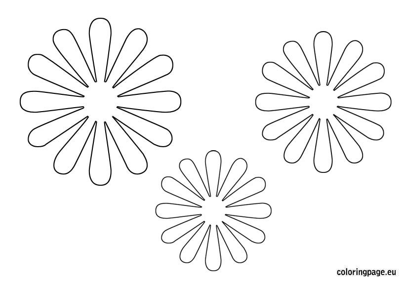 Shapes daisie | Coloring Page