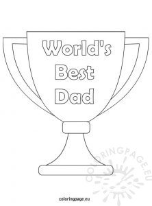 World’s Best Dad coloring page – Coloring Page