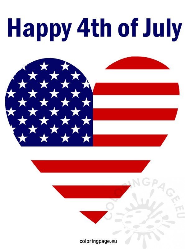 4th of july patriotic heart 2