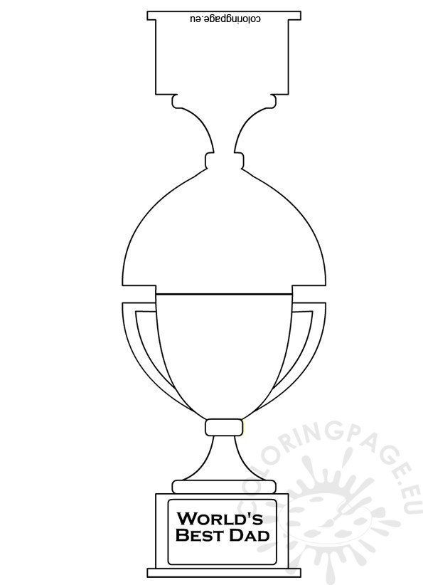 trophy card template