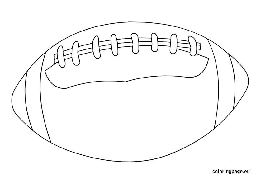 Rugby Ball coloring page | Coloring Page