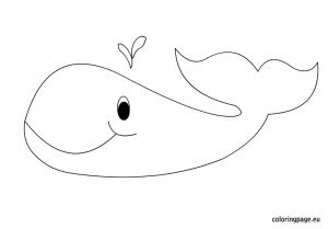 Whale coloring page for kids | Coloring Page