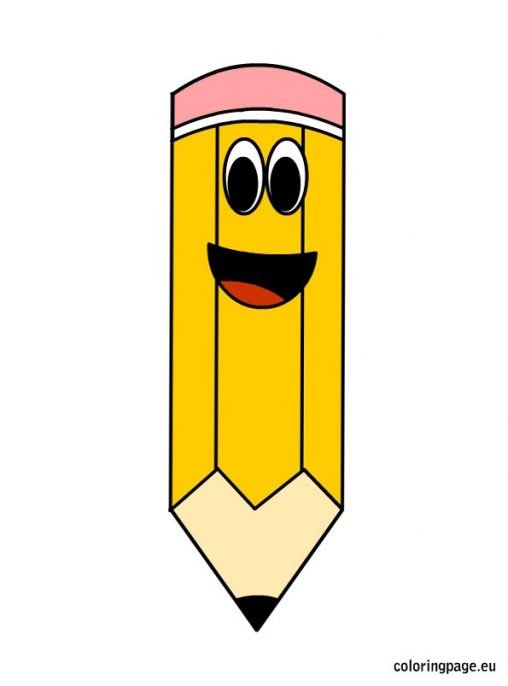 Pencil Printable Coloring Page
