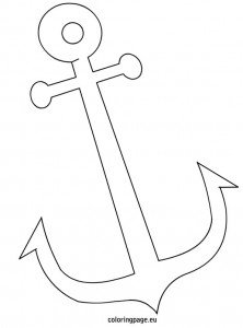 Anchor coloring page | Coloring Page