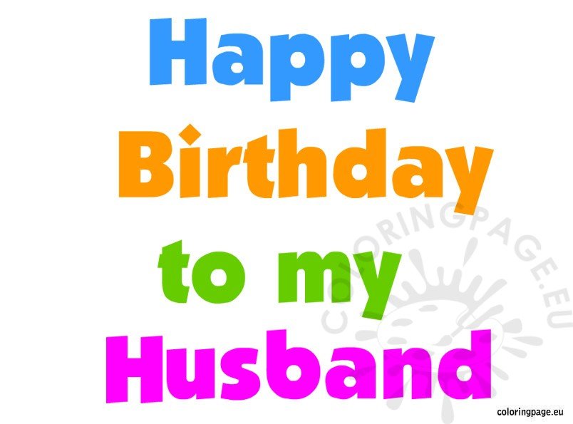 happy birthday husband