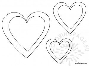 Hearts - Valentine's Day | Coloring Page