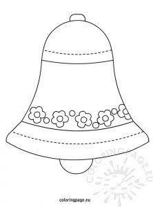 Easter bell coloring page | Coloring Page