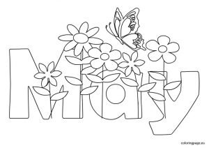 May coloring page – Coloring Page