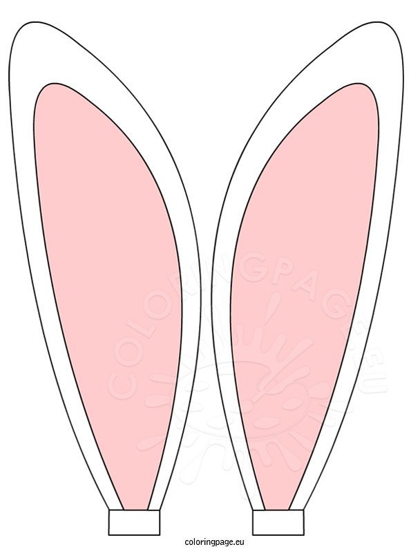 Bunny ears Coloring Page