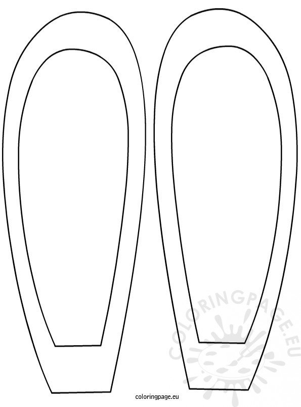 Bunny Ears Coloring Page