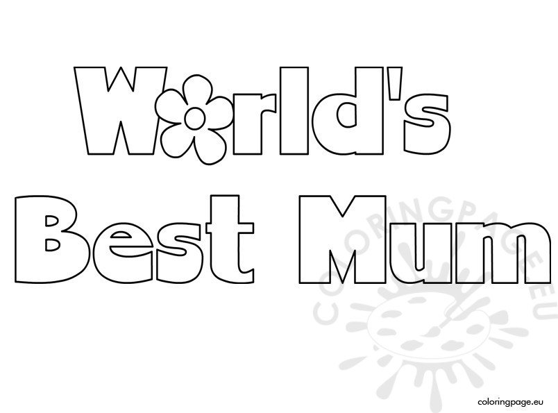 worlds best mum