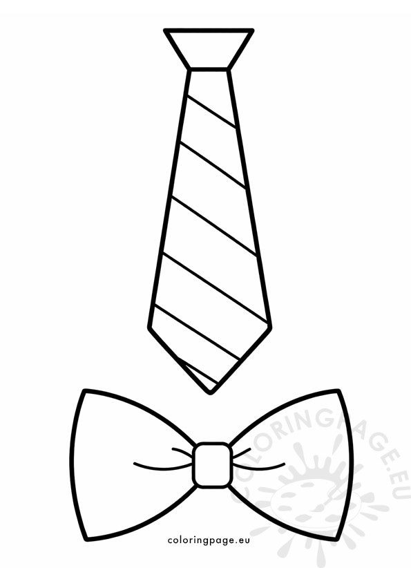tie bow tie template 1