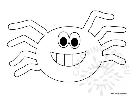 Halloween spider coloring sheet | Coloring Page