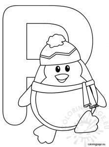 Letter P | Coloring Page