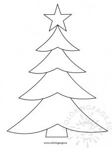 Printable Christmas Tree | Coloring Page